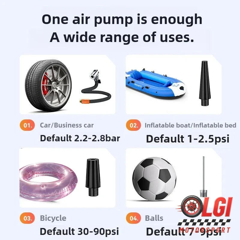 Compresor de aire portátil para moto – OLGI Motorsport
