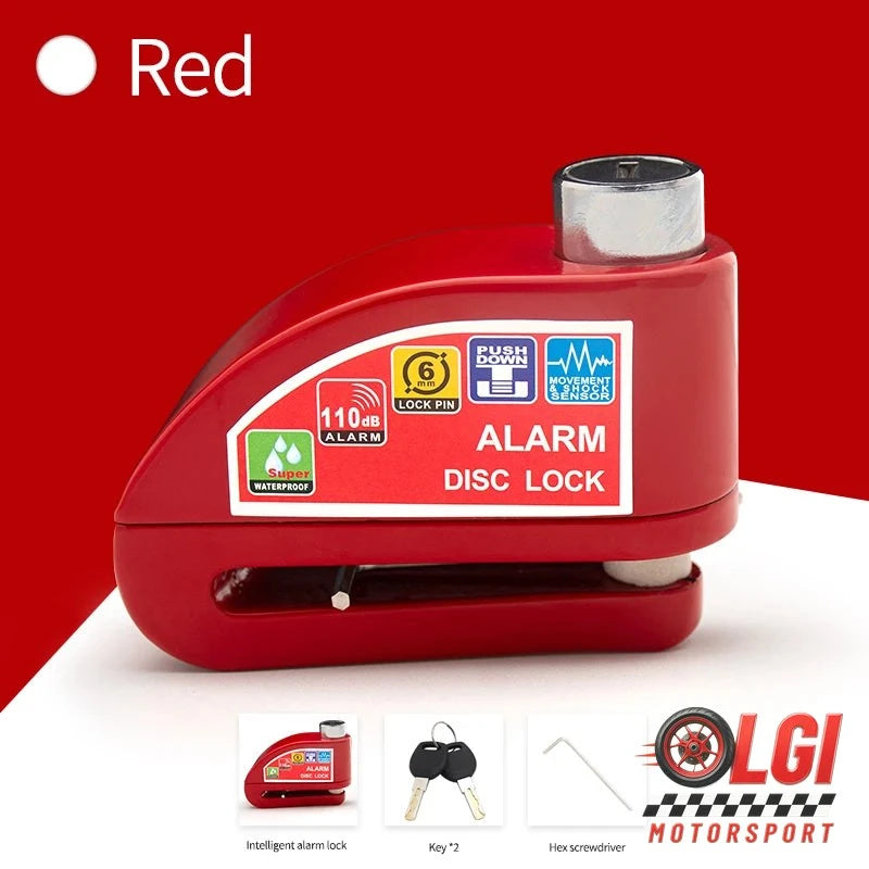 Candado de disco con alarma para moto – OLGI Motorsport