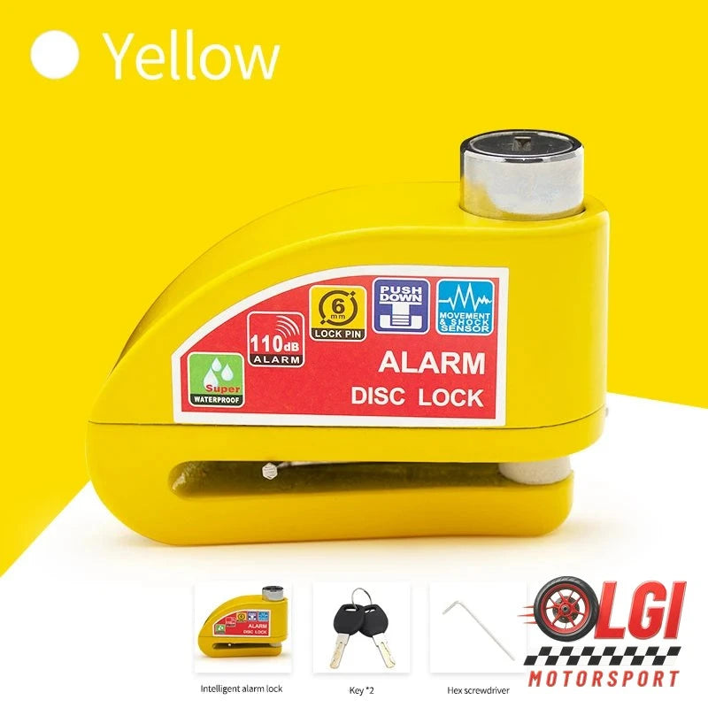 Candado de disco con alarma para moto – OLGI Motorsport