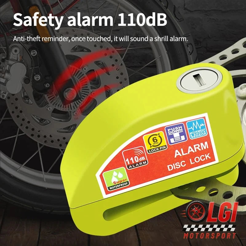 Candado de disco con alarma para moto – OLGI Motorsport